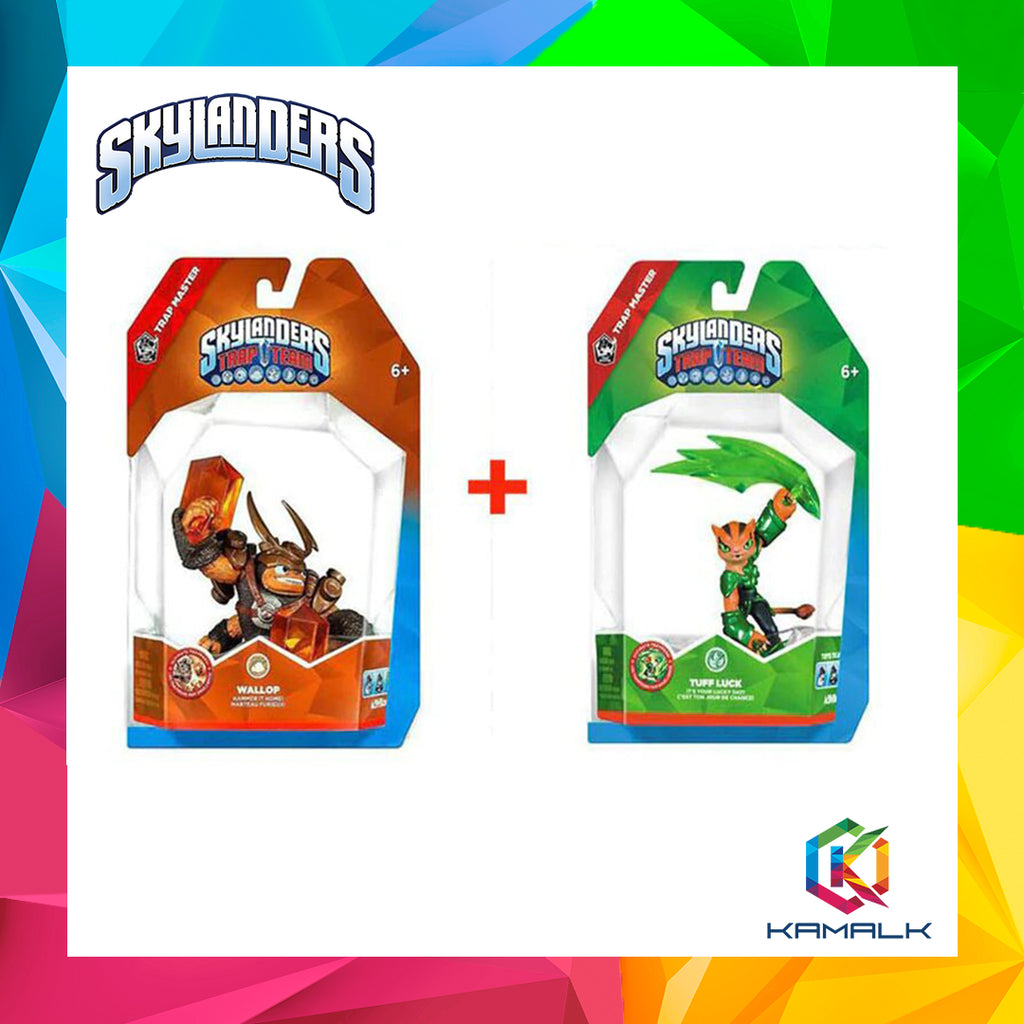 Skylanders Trap Team Wallop and Tuff Luck Bundle