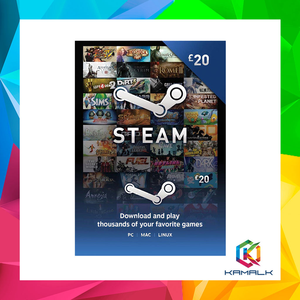 Steam Wallet Card £20