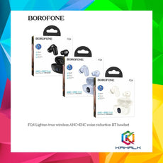 Borofone FQ4 TWS Wireless Bluetooth ANC+ENC Noise Reduction Earbuds