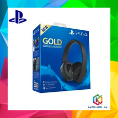 PS4 Gold Wireless Headset - Black