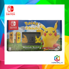 Nintendo Switch Console Pokemon Lets Go Pikachu + Pokeball Plus