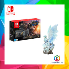 Nintendo Switch Gen 2 Console Monster Hunter Rise Edition (AU) Set with Iceborne Velkhana Statue + 1 Week Warranty