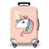Luggage Cover - Hello Kitten Comic Colourful Mickey Mouse Pink Pony Horse Black Mickey Mouse Travel Rabbit,Chick,Frog