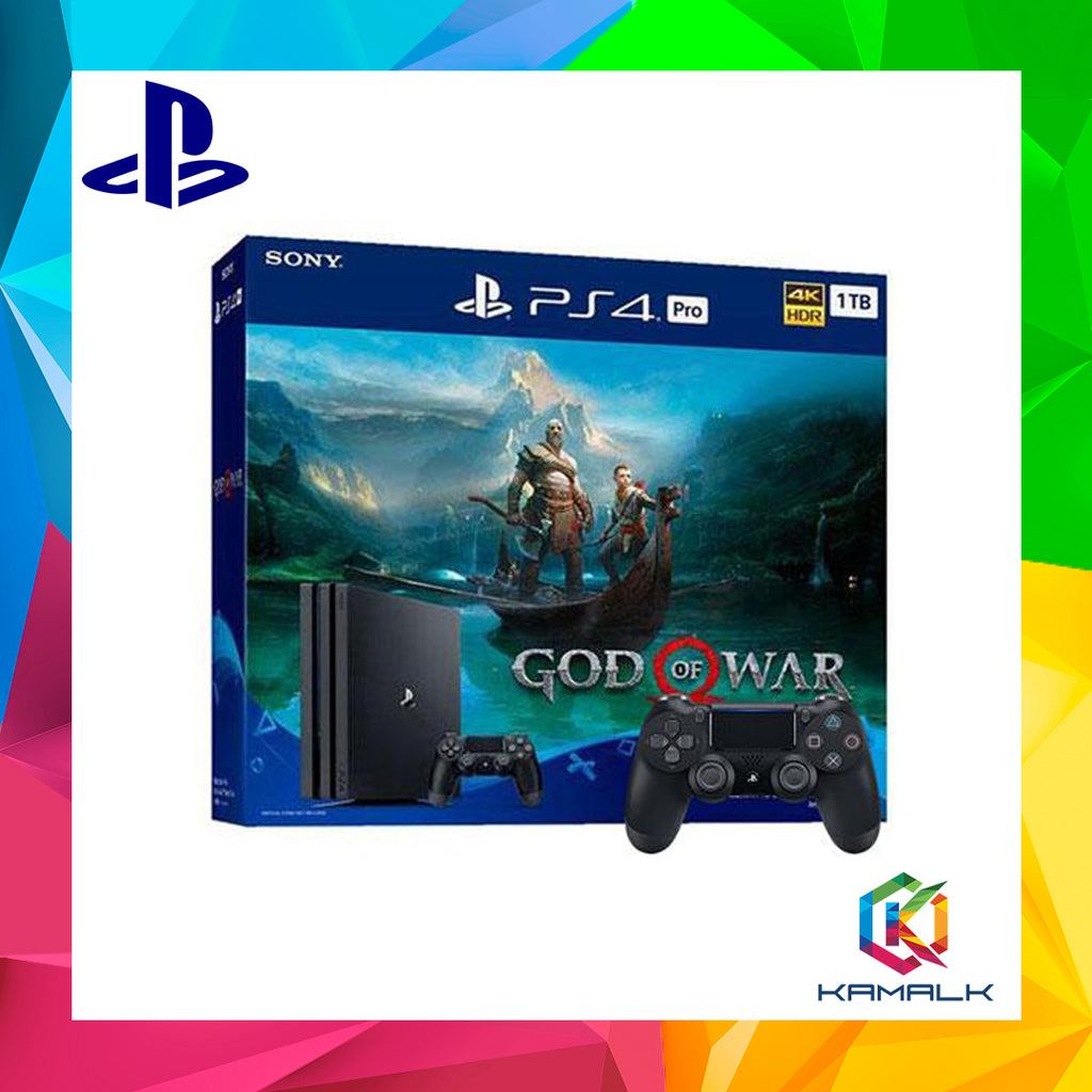 PS4 Pro Console 1TB God of War Bundle + Extra Controller