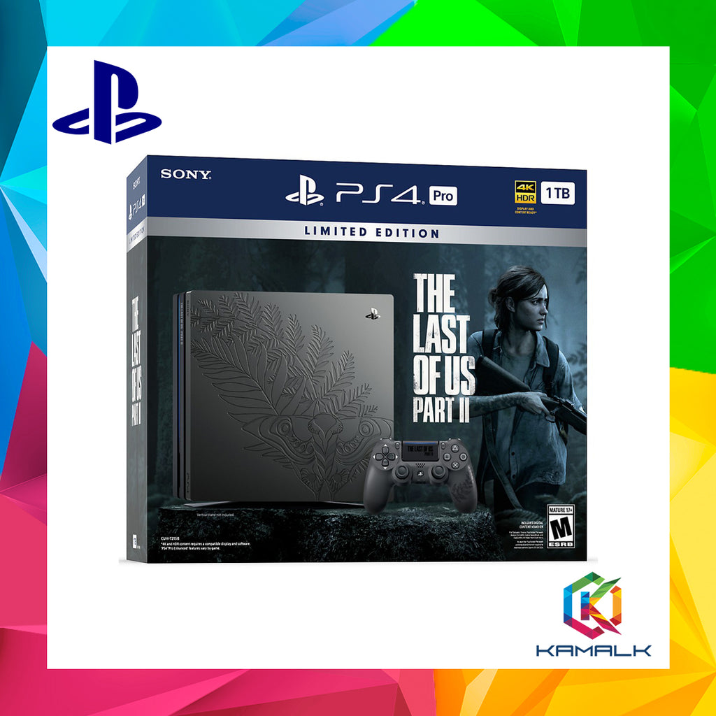 PS4 Pro Console 1TB The Last of Us Part II Limited Edition