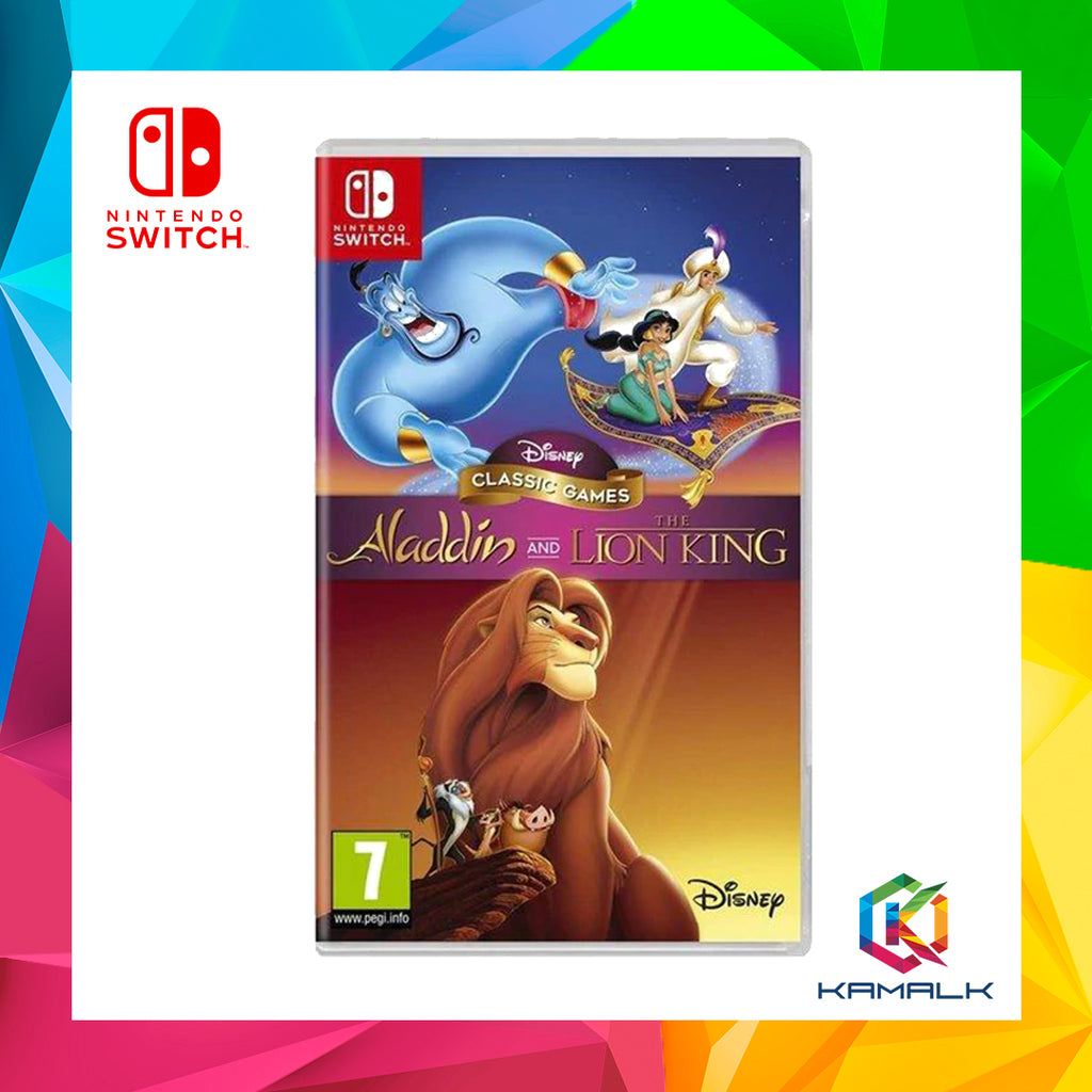 Disney's Aladdin The Lion King Switch Game Nintendo Switch