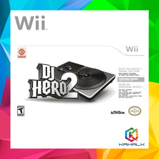 Nintendo Wii Dj Hero 2 Turntable Bundle - Turntable Controller and Game