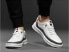 Korean Version of Cotton Leather Running Shoes for Men