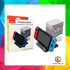 Mimd 2 In 1 Charging Dock with 6 Game Cards Storage Slot for Nintendo Switch / Lite mimd-425 + 1 Week Warranty