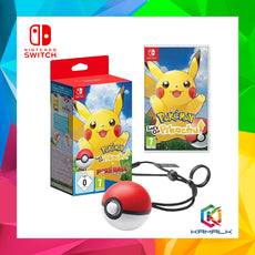 Nintendo Switch Pokemon Lets Go Pikachu + Pokeball Plus