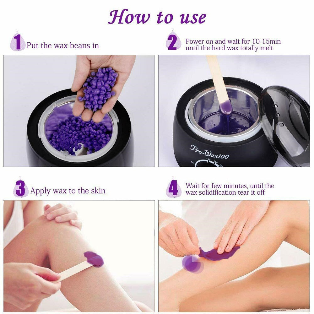 Pro Wax 100 Hair Removal Wax Machine + 1 Week Warranty – Kamalk Online ...