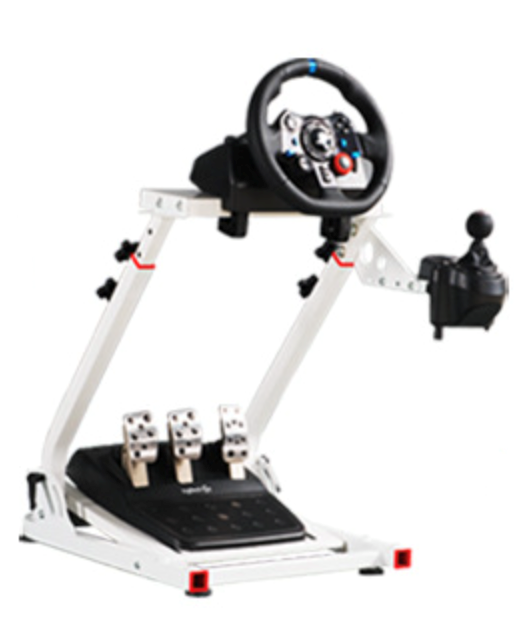 Crenex Gaming-Stuhl Lenkradständer (für Logitech G25, G27, G29, G920),  Racing Steering Wheel Stand Einstellbarer Ständer Lenkrad