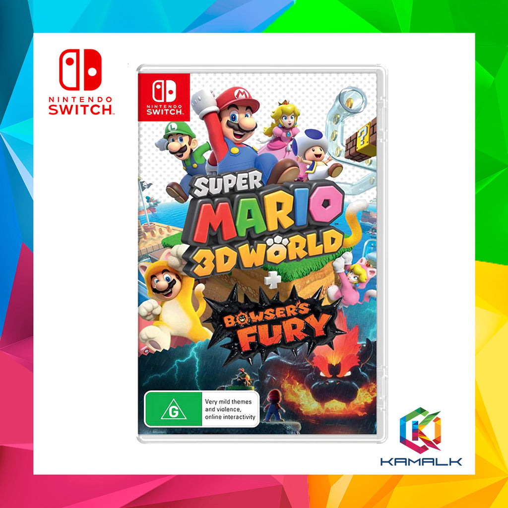 – Switch 3D Super Kamalk Bowsers Marketplace World Nintendo Online Mario Fury +