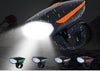 USB Rechargeable Waterproof Glare Flashlight for Bicycle + 1 Week Warranty